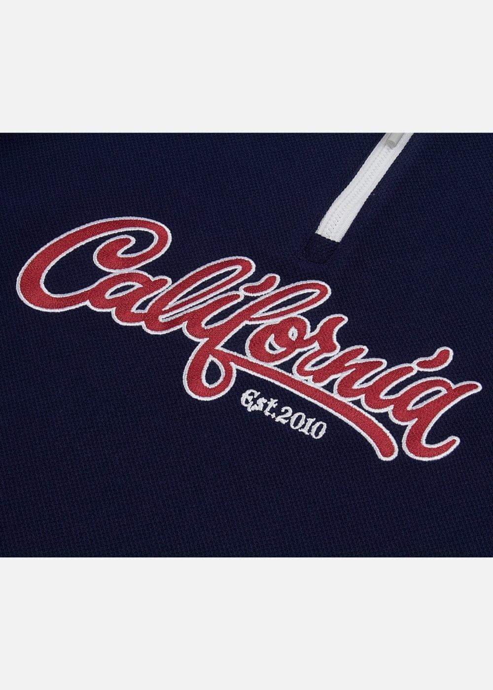 Áo Polo Sweater Cổ Khóa Kéo No Style M38 Xanh Dương Đậm - YaMe.vn