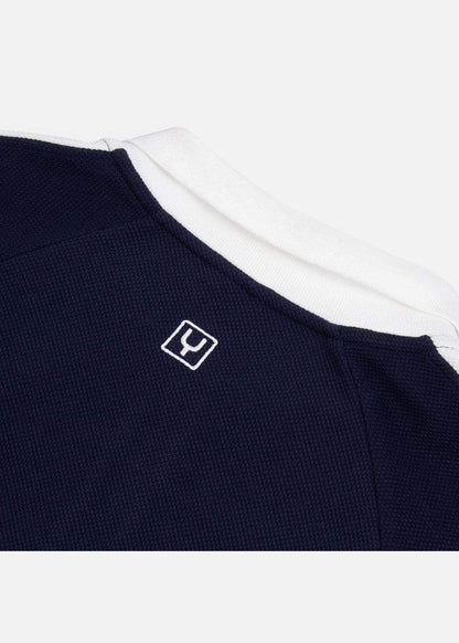Áo Polo Sweater Cổ Khóa Kéo No Style M38 Xanh Dương Đậm - YaMe.vn