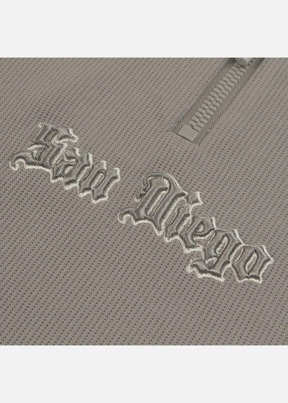 Áo Polo Sweater Cổ Khóa Kéo No Style M41 Xám - YaMe.vn