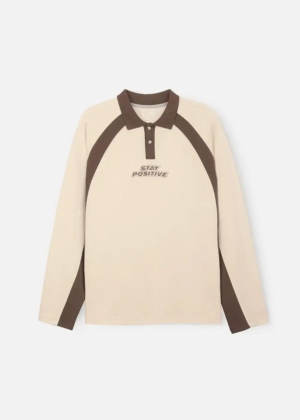 Áo Polo Sweater Cotton Phối Màu No Style M35 Be Nâu - YaMe.vn