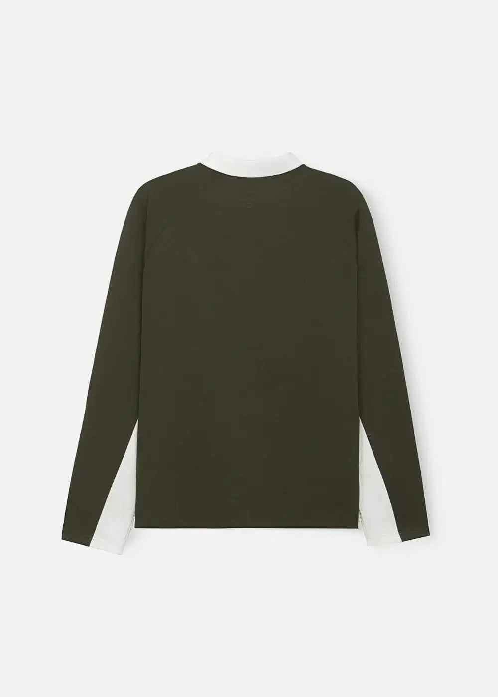 Áo Polo Sweater Cotton Phối Màu No Style M35 Xanh Lá Đậm - YaMe.vn
