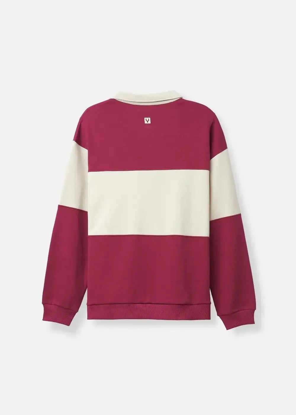 Áo Polo Sweater Cotton Phối Màu No Style M36 Đỏ Be - YaMe.vn
