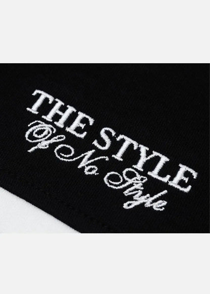 Áo Polo Sweater Cotton Phối Màu No Style M36 Đen Trắng - YaMe.vn