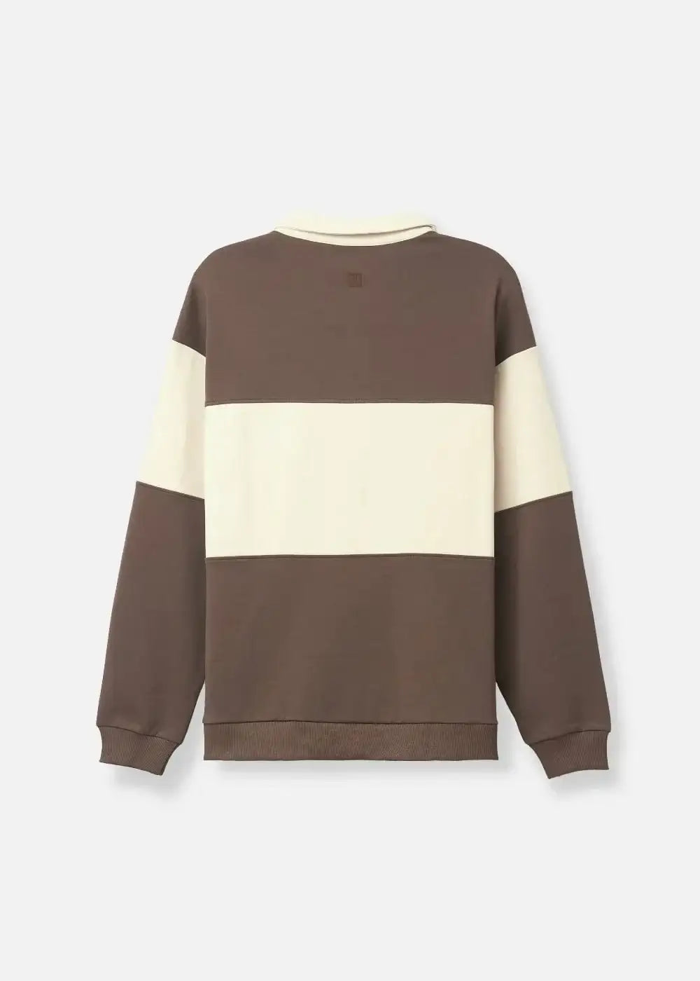 Áo Polo Sweater Cotton Phối Màu No Style M36 Nâu Be - YaMe.vn