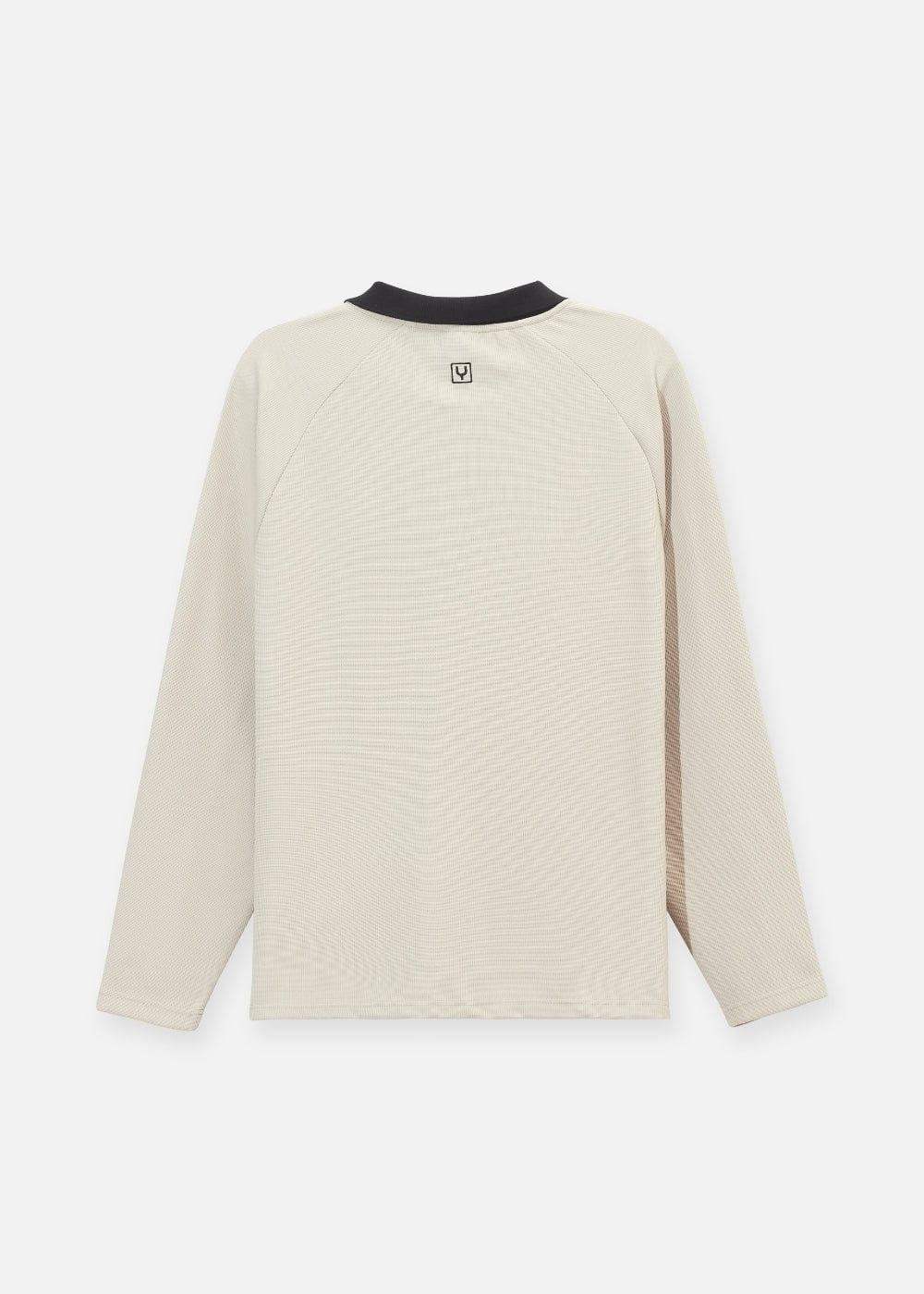 Áo Polo Tay Dài Vải Cotna Thoáng Khí No Style M39 Be - YaMe.vn