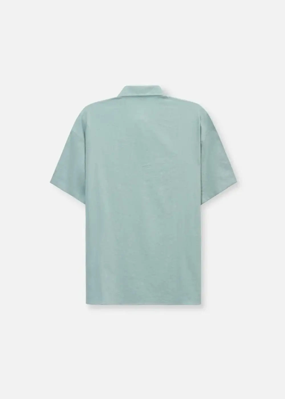 Áo Sơ Mi Hiệu Ứng Linen Ít Nhăn No Style M117 Xanh Ngọc Pastel - YaMe.vn