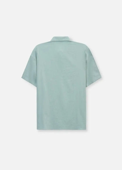 Áo Sơ Mi Hiệu Ứng Linen Ít Nhăn No Style M117 Xanh Ngọc Pastel - YaMe.vn