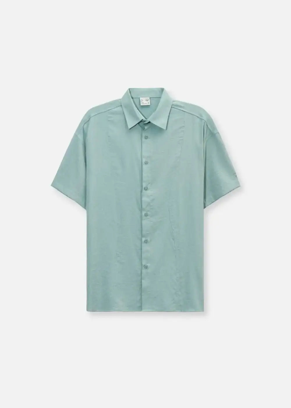 Áo Sơ Mi Hiệu Ứng Linen Ít Nhăn No Style M117 Xanh Ngọc Pastel - YaMe.vn