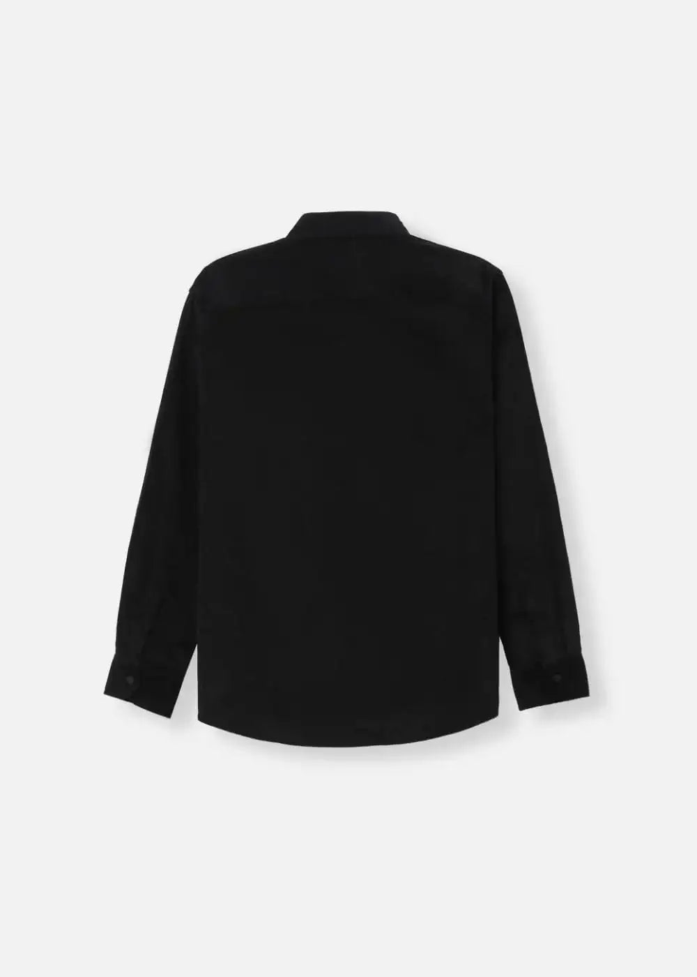 Áo Sơ Mi Tay Dài Vải Corduroy Ít Nhăn No Style M65 Đen - YaMe.vn