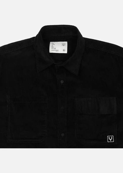 Áo Sơ Mi Tay Dài Vải Corduroy Ít Nhăn No Style M65 Đen - YaMe.vn