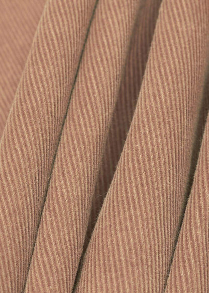 Áo Sơ Mi Tay Dài Vải Corduroy Ít Nhăn No Style M65 Nâu - YaMe.vn