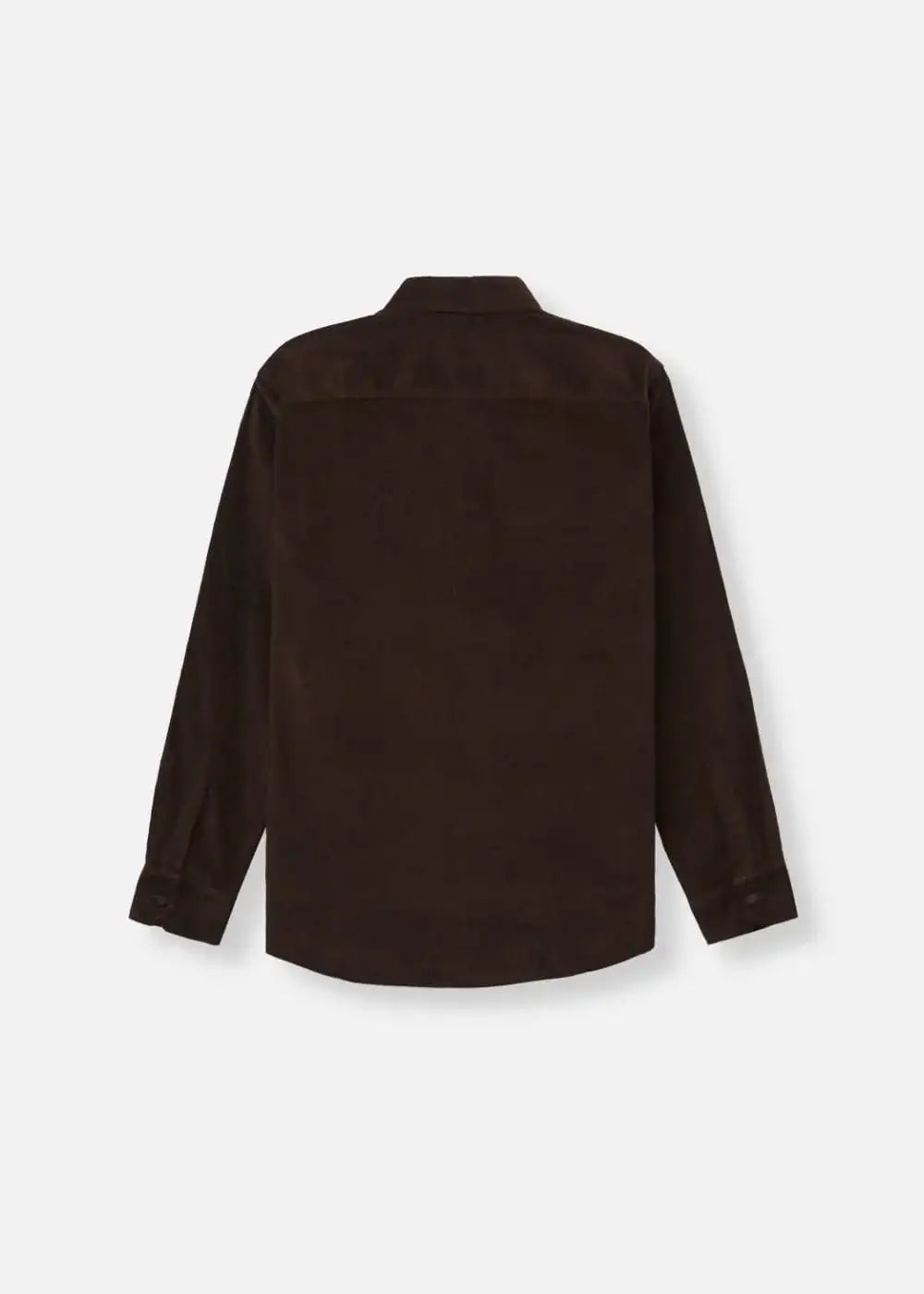 Áo Sơ Mi Tay Dài Vải Corduroy Ít Nhăn No Style M65 Nâu Đậm - YaMe.vn