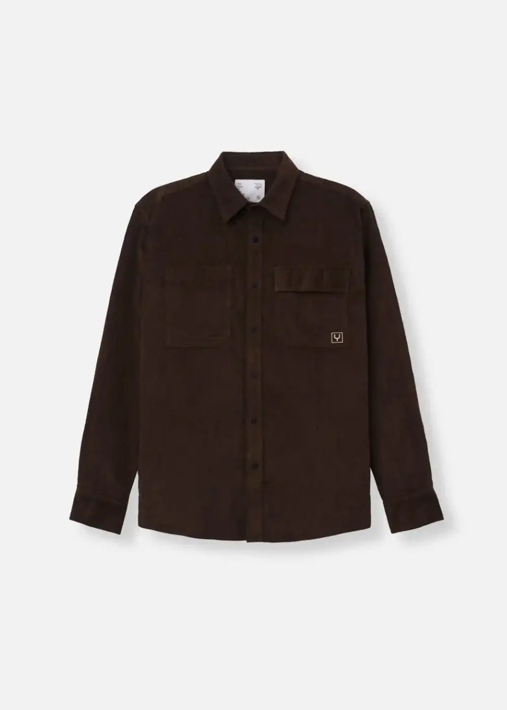 Áo Sơ Mi Tay Dài Vải Corduroy Ít Nhăn No Style M65 Nâu Đậm - YaMe.vn