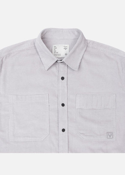 Áo Sơ Mi Tay Dài Vải Corduroy Ít Nhăn No Style M65 Xám - YaMe.vn