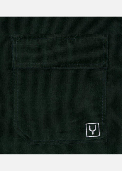 Áo Sơ Mi Tay Dài Vải Corduroy Ít Nhăn No Style M65 Xanh Lá Đậm - YaMe.vn