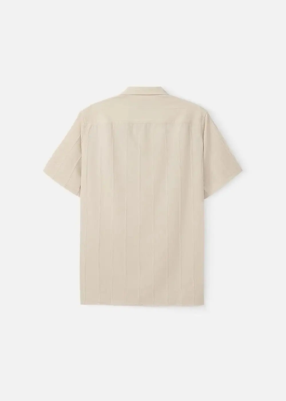 Áo Sơ Mi Cuban Jacquard Co Giãn No Style M81 Be - YaMe.vn