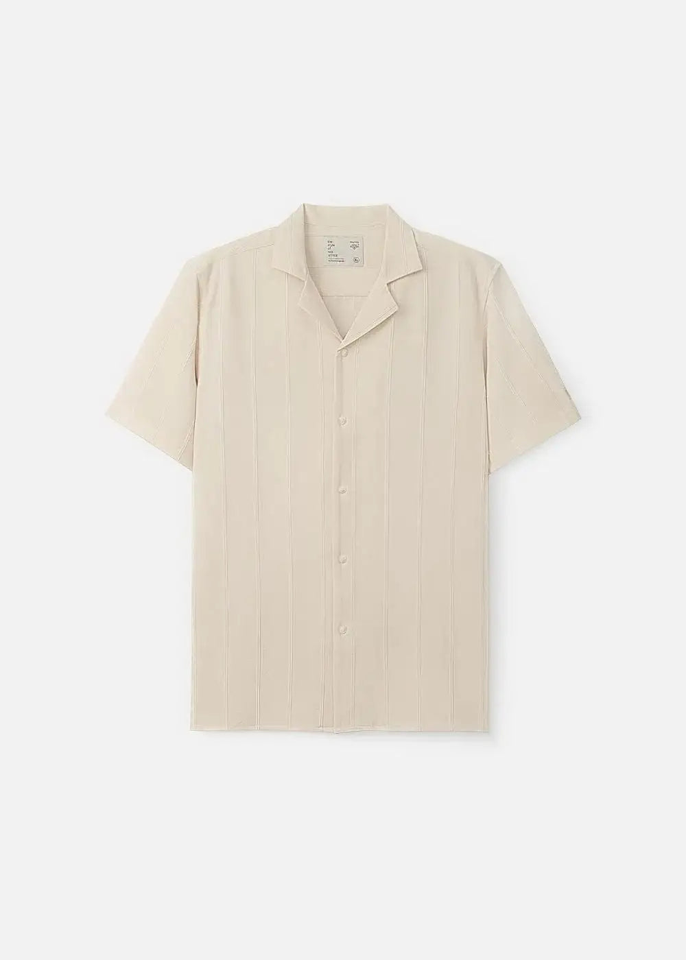 Áo Sơ Mi Cuban Jacquard Co Giãn No Style M81 Be - YaMe.vn