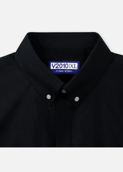 Áo Sơ Mi Modal Mềm Mịn Ít Nhăn Non Branded 33 Đen - YaMe.vn