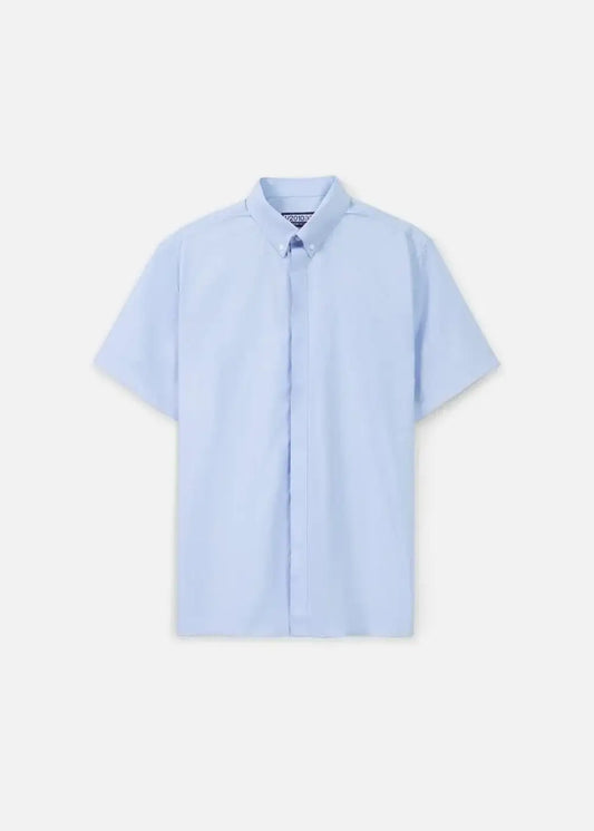 Áo Sơ Mi Modal Mềm Mịn Ít Nhăn Non Branded 33 Xanh Dương Nhạt - YaMe.vn