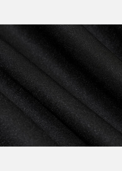 Áo Sơ Mi Cổ Trụ Vải Modal Mềm Mịn Ít Nhăn Non Branded 38 Đen - YaMe.vn