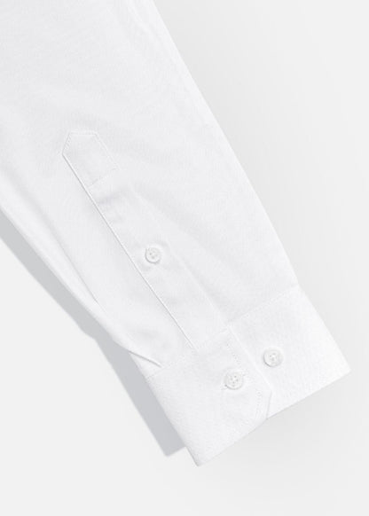 Áo Sơ Mi Tay Dài Vải Ngải Cứu Kháng Khuẩn The CEO 001 Trắng - YaMe.vn