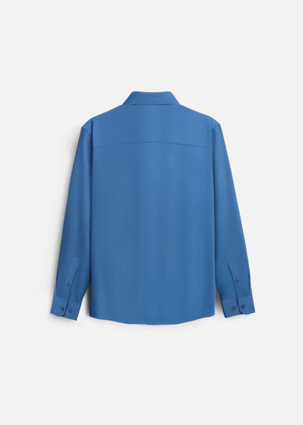 Áo Sơ Mi Tay Dài Vải Ngải Cứu Kháng Khuẩn The CEO 001 Xanh Dương - YaMe.vn