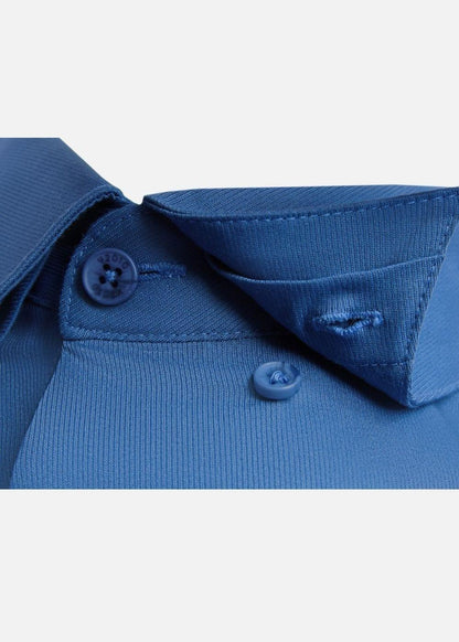 Áo Sơ Mi Tay Dài Vải Ngải Cứu Kháng Khuẩn The CEO 001 Xanh Dương - YaMe.vn