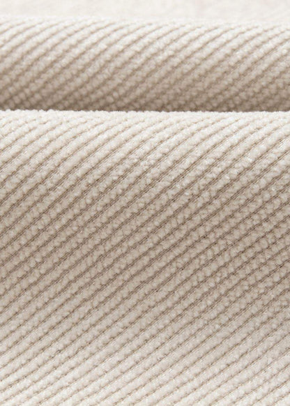 Áo Sơ Mi Tay Ngắn Vải Nhung Corduroy Retro Ít Nhăn Seventy Seven 22 Nâu Nhạt - YaMe.vn
