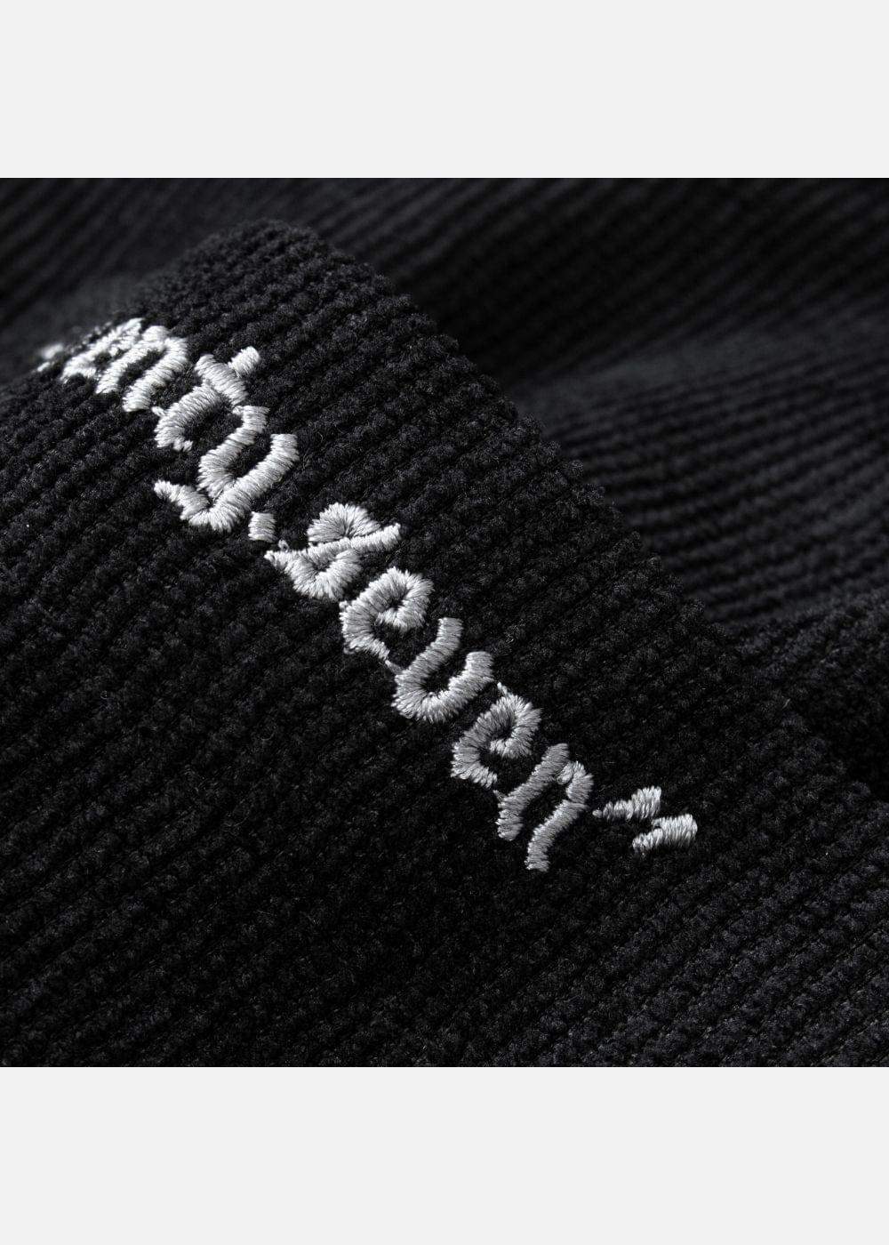 Áo Sơ Mi Cuban Corduroy Ít Nhăn Seventy Seven 23 Đen - YaMe.vn
