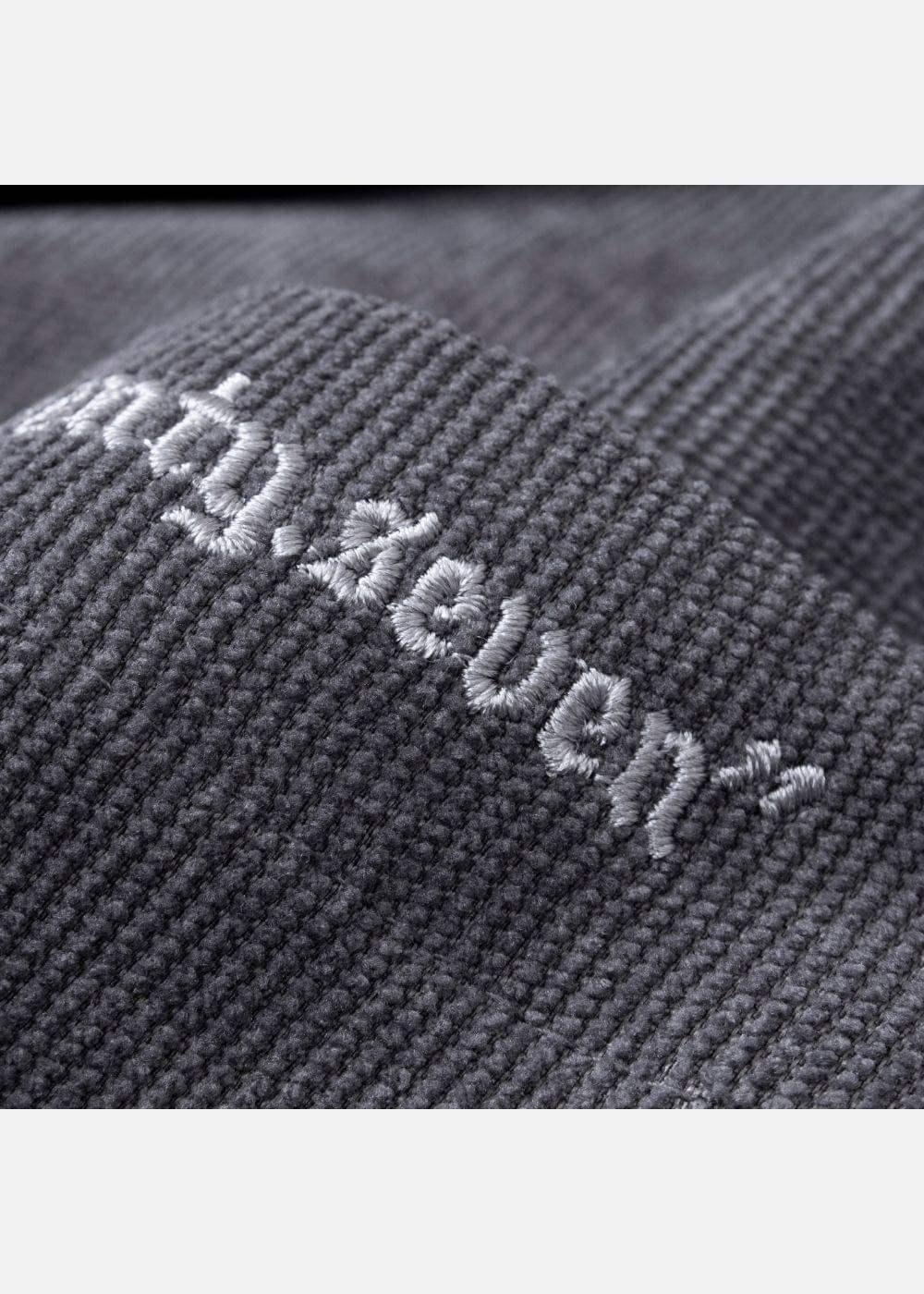 Áo Sơ Mi Cuban Corduroy Ít Nhăn Seventy Seven 23 Xám Đậm - YaMe.vn