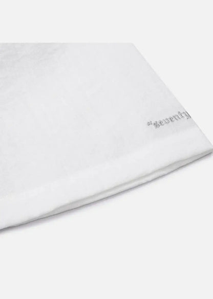Áo Sơ Mi Cổ Trụ Linen Thoáng mát Seventy Seven 24 Trắng - YaMe.vn