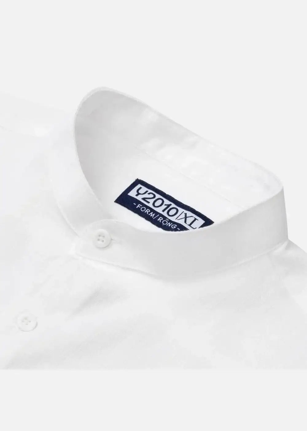 Áo Sơ Mi Cổ Trụ Linen Thoáng mát Seventy Seven 24 Trắng - YaMe.vn