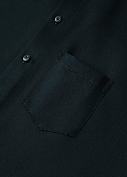 Áo Sơ Mi Tay Dài Slubbed Bamboo The CEO 009 Xanh Lá Đậm - YaMe.vn