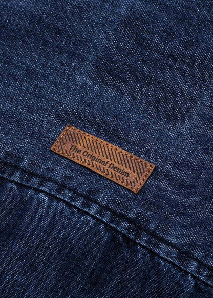 Áo Sơ Mi Jean Tay Dài Oversized The Original M051 Xanh Dương - YaMe.vn