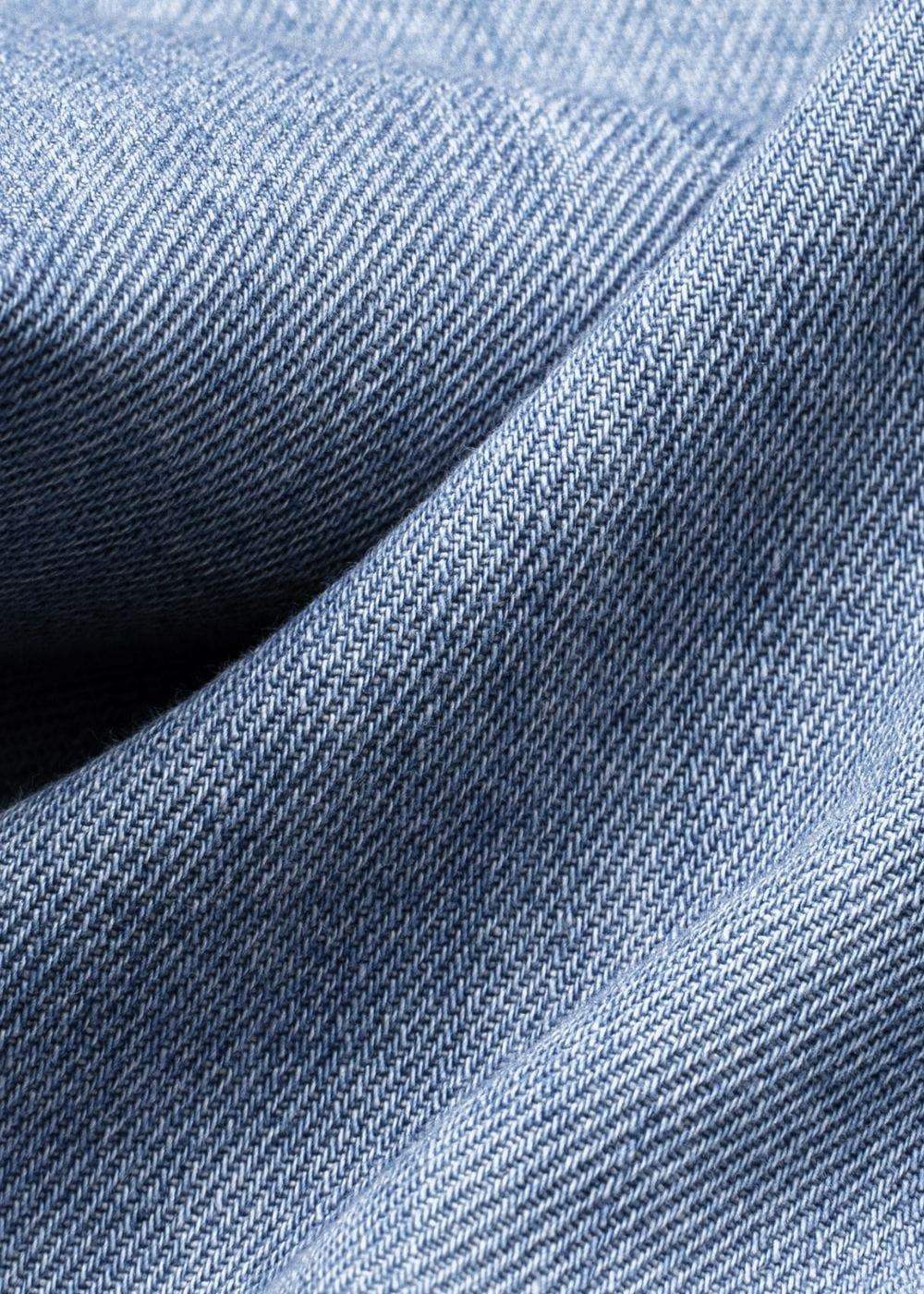 Áo Sơ Mi Jean Tay Dài Oversized The Original M051 Xanh Dương Nhạt - YaMe.vn