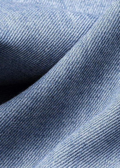 Áo Sơ Mi Jean Tay Dài Oversized The Original M051 Xanh Dương Nhạt - YaMe.vn