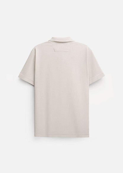 Áo Thun Polo Mesh Jacquard Thoáng Khí The Weekend 032 Be - YaMe.vn