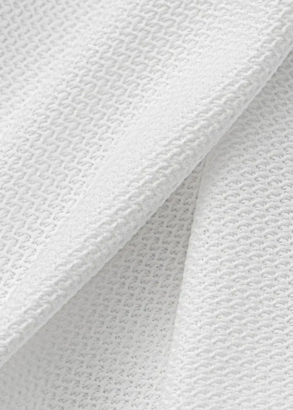 Áo Thun Polo Mesh Jacquard Thoáng Khí The Weekend 032 Trắng - YaMe.vn