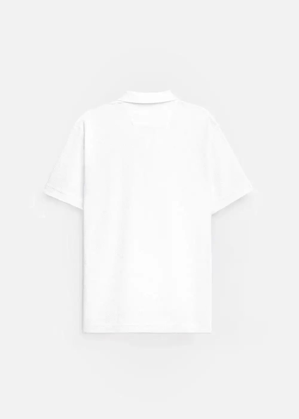 Áo Thun Polo Mesh Jacquard Thoáng Khí The Weekend 032 Trắng - YaMe.vn