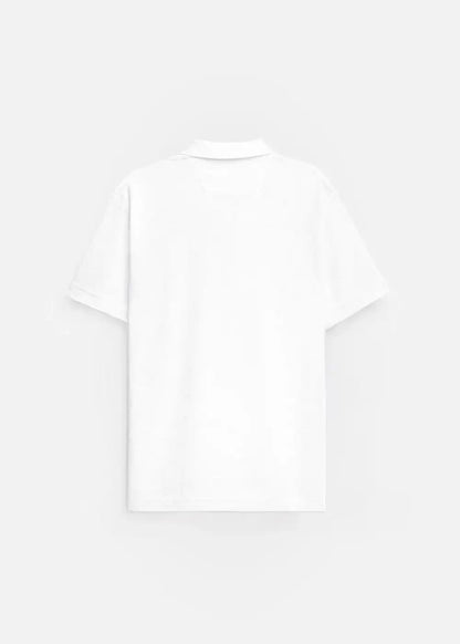 Áo Thun Polo Mesh Jacquard Thoáng Khí The Weekend 032 Trắng - YaMe.vn