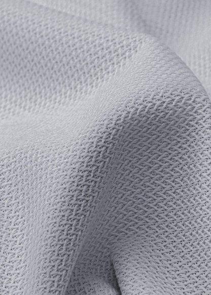 Áo Thun Polo Mesh Jacquard Thoáng Khí The Weekend 032 Xám - YaMe.vn