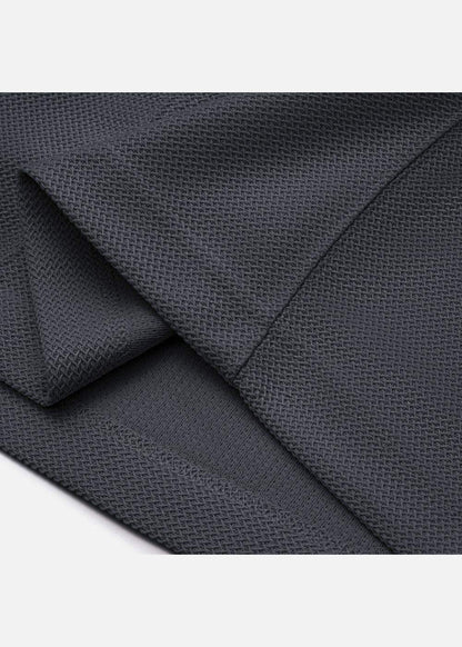 Áo Thun Polo Mesh Jacquard Thoáng Khí The Weekend 032 Xám Đậm - YaMe.vn