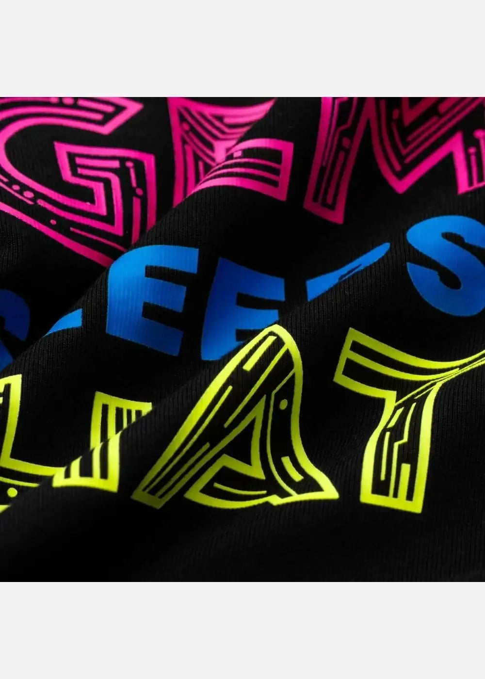 Áo Thun Neon AI No Style M202 Đen - YaMe.vn