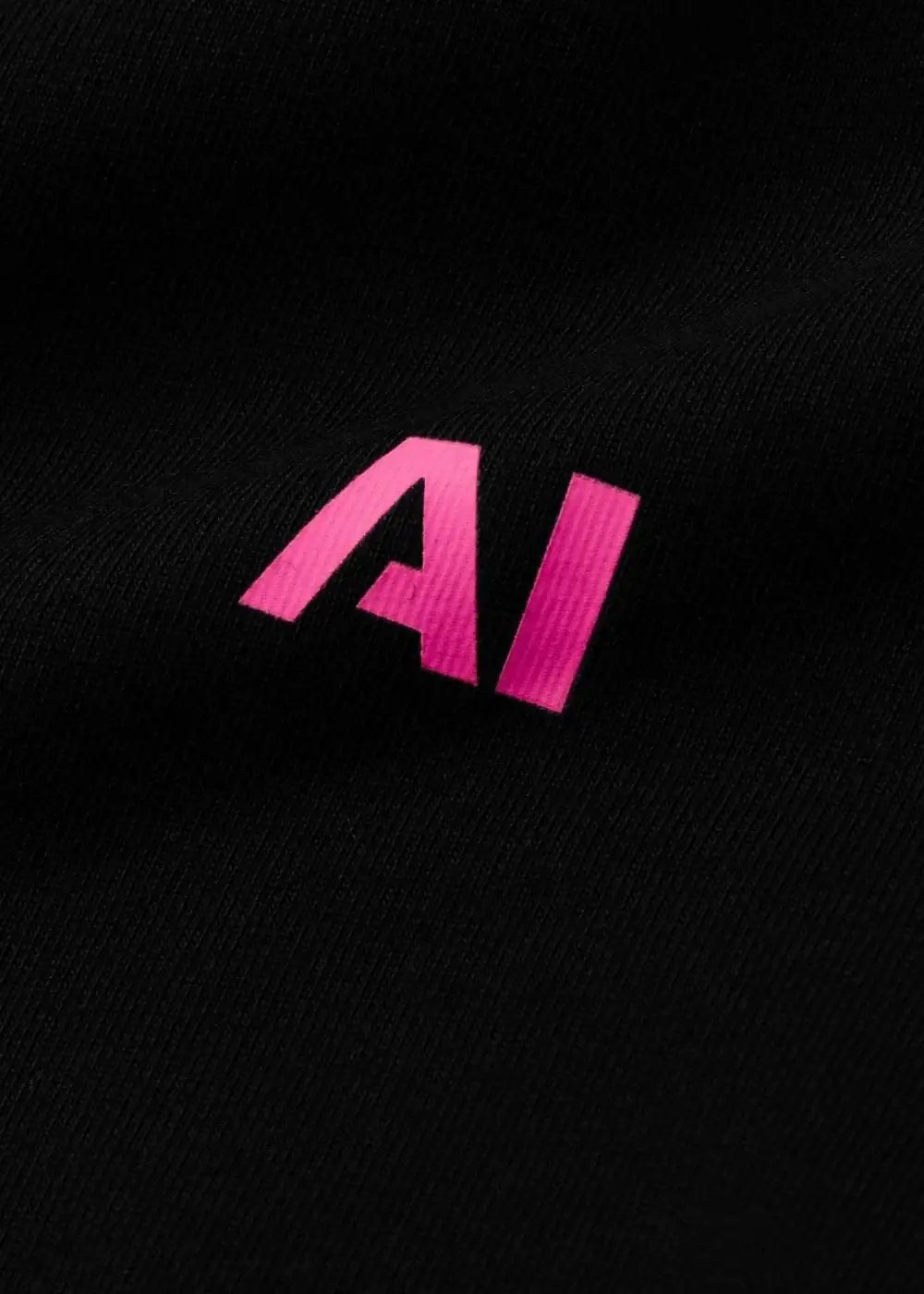 Áo Thun Neon AI No Style M202 Đen - YaMe.vn