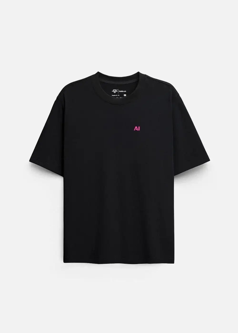 Áo Thun Neon AI No Style M202 Đen - YaMe.vn