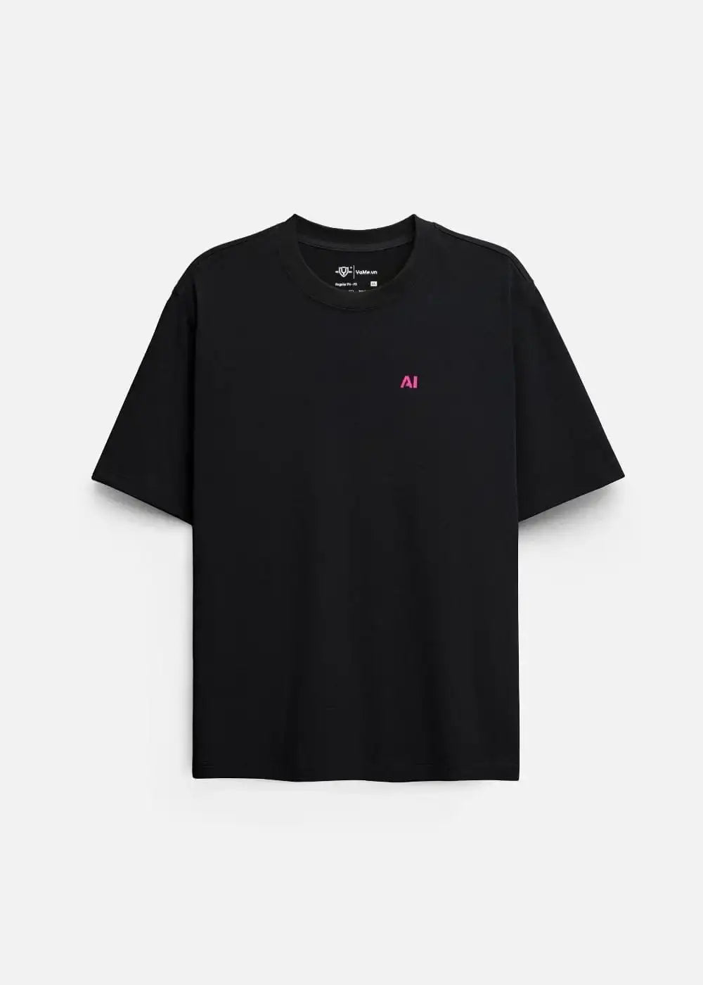 Áo Thun Neon AI No Style M204 Đen - YaMe.vn