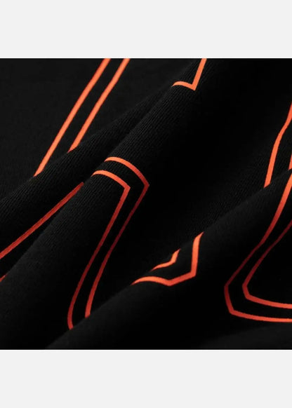 Áo Thun Neon AI No Style M205 Đen - YaMe.vn