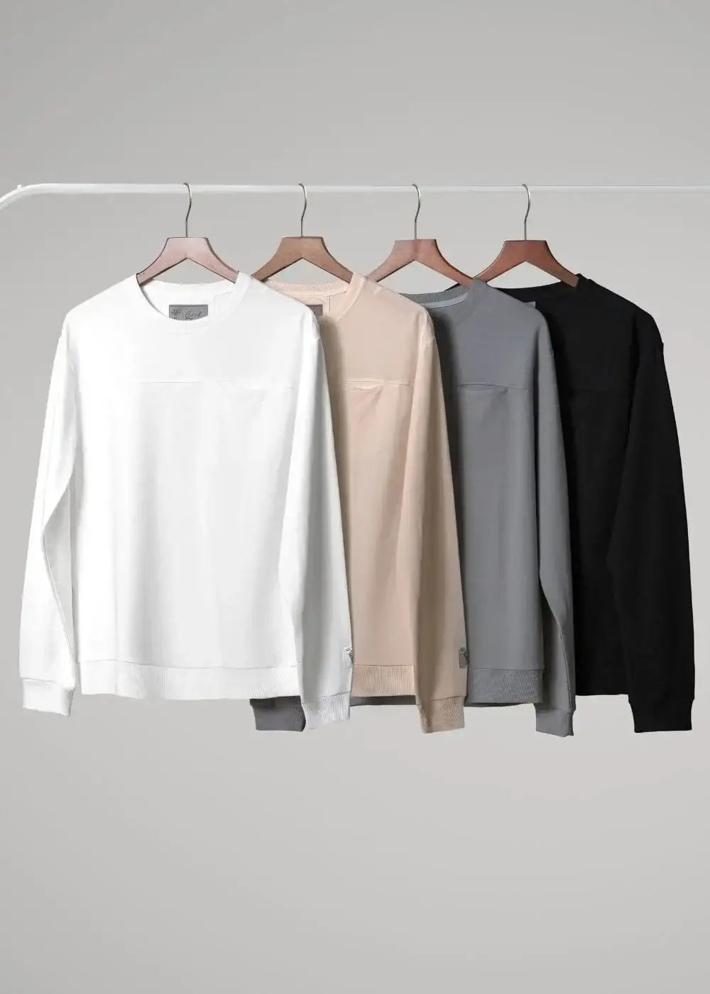 Áo Thun Sweater Mềm Mịn Mát The Minimalist 008 Xám - YaMe.vn