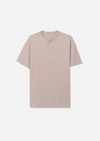 Áo Thun Tay Ngắn Mềm Mịn Mát The Minimalist 007 Nâu - YaMe.vn