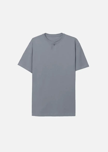 Áo Thun Tay Ngắn Mềm Mịn Mát The Minimalist 007 Xám - YaMe.vn